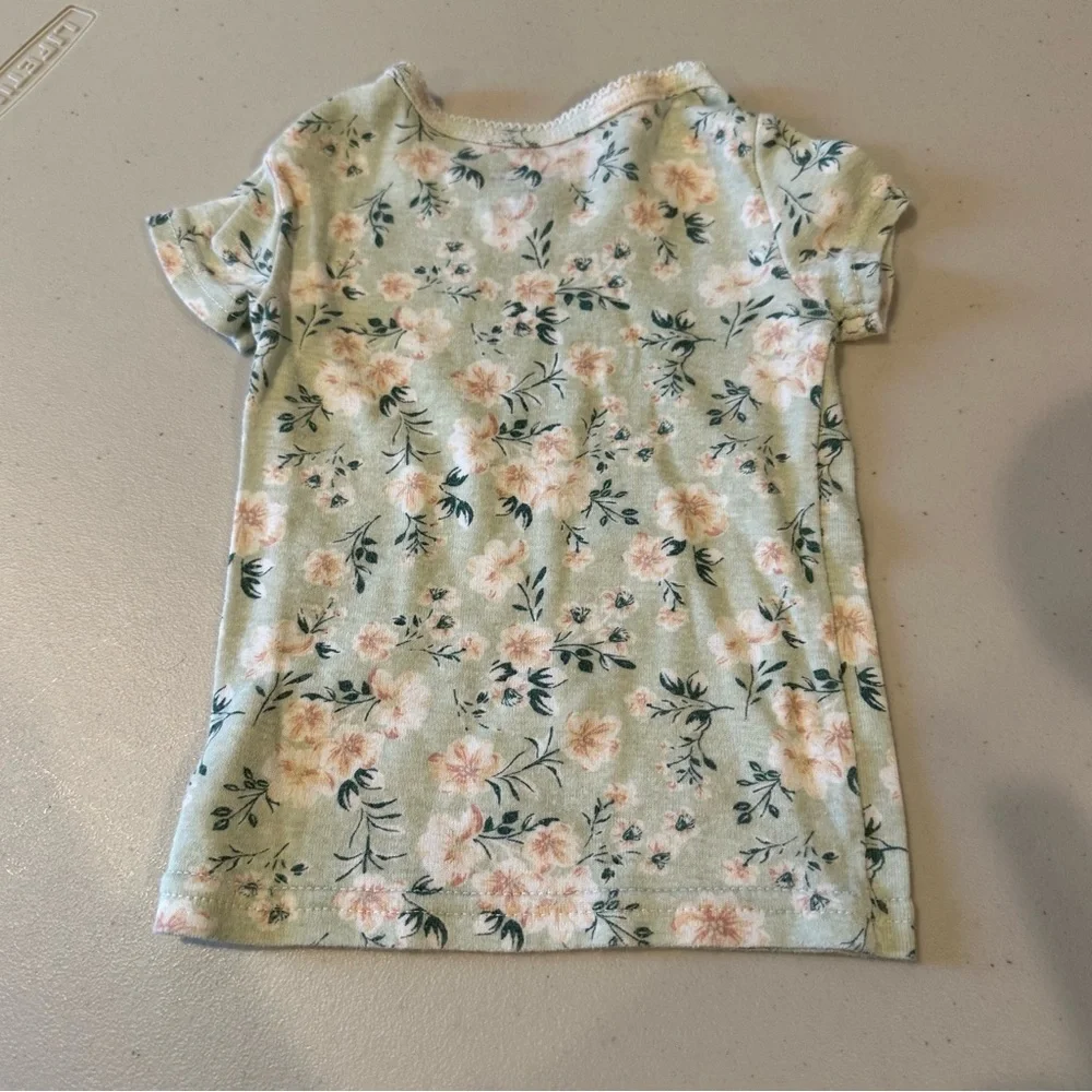 18 Months Bundle of 3 Floral Print & Cloud Onesies and Floral Top